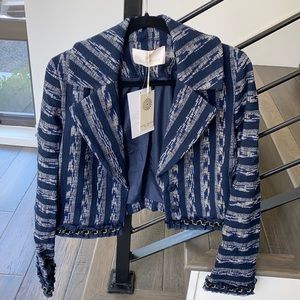 Ramy Brook Navy Cole Jacket